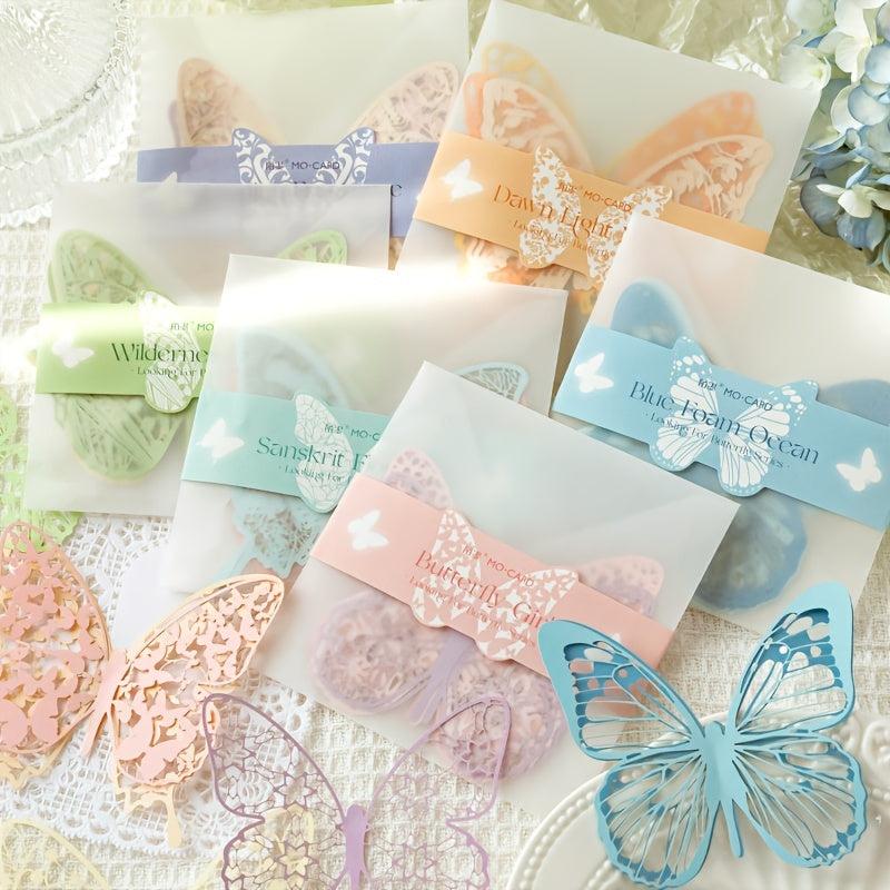 36pcs Butterfly Paper Decorations for Scrapbooking DIY Journal Card Making