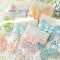 36pcs Butterfly Paper Decorations for Scrapbooking DIY Journal Card Making