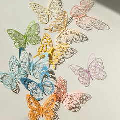 36pcs Butterfly Paper Decorations for Scrapbooking DIY Journal Card Making
