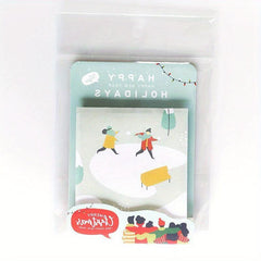 1pc Christmas Sticker Creative Label For Students