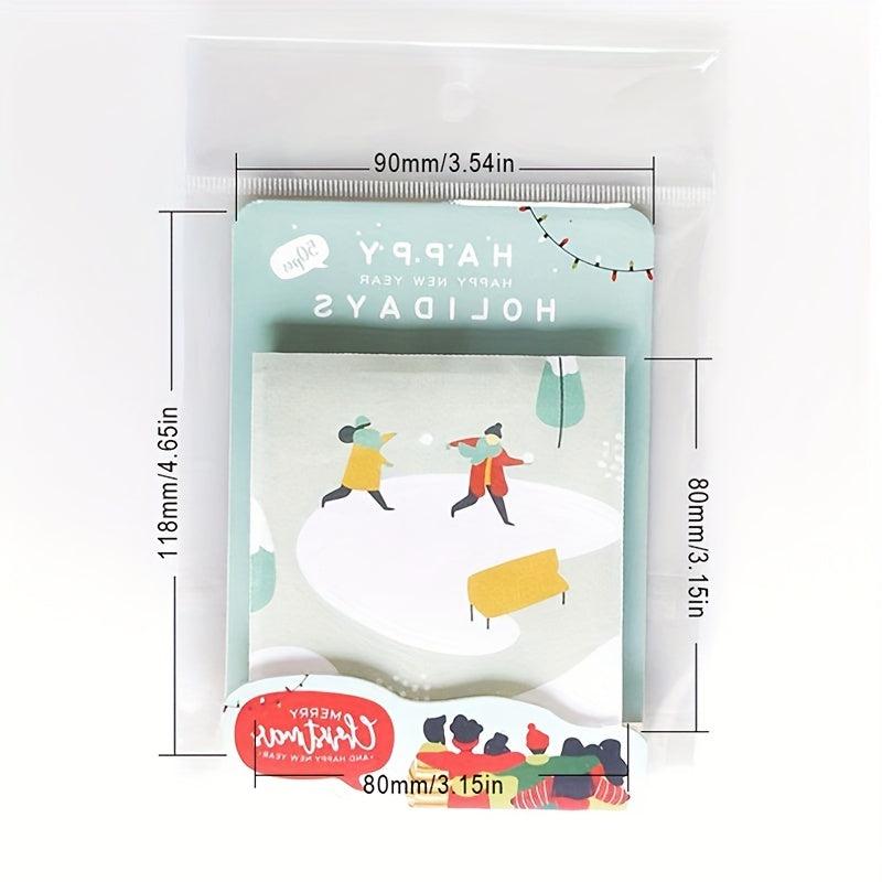 1pc Christmas Sticker Creative Label For Students