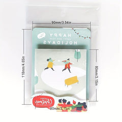1pc Christmas Sticker Creative Label For Students