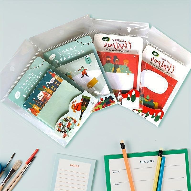 1pc Christmas Sticker Creative Label For Students