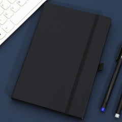 Fashionable A5 Notebook Cover with Leather Feel - 4 Colors
