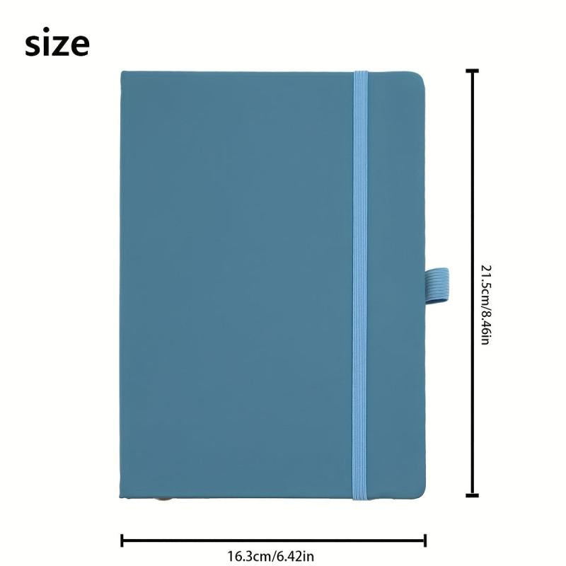 Fashionable A5 Notebook Cover with Leather Feel - 4 Colors
