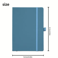 Fashionable A5 Notebook Cover with Leather Feel - 4 Colors