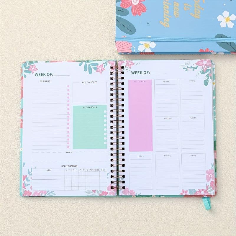 Undated A5 Weekly Planner Stationery To Do Notebook