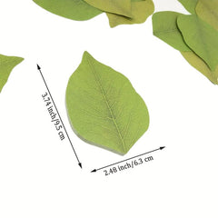 50 Sheets Leaf Sticky Notes Memo Pad Paper Sticker Pads Office Supplies