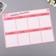 Magnetic Monthly Calendar Schedule Sticker Soft Magnetic Memo Message Board