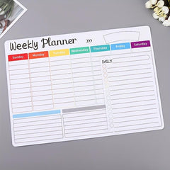 Magnetic Monthly Calendar Schedule Sticker Soft Magnetic Memo Message Board