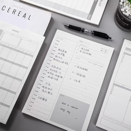 Minimalist Self-disciplined Weekly Planner & Memo Pad