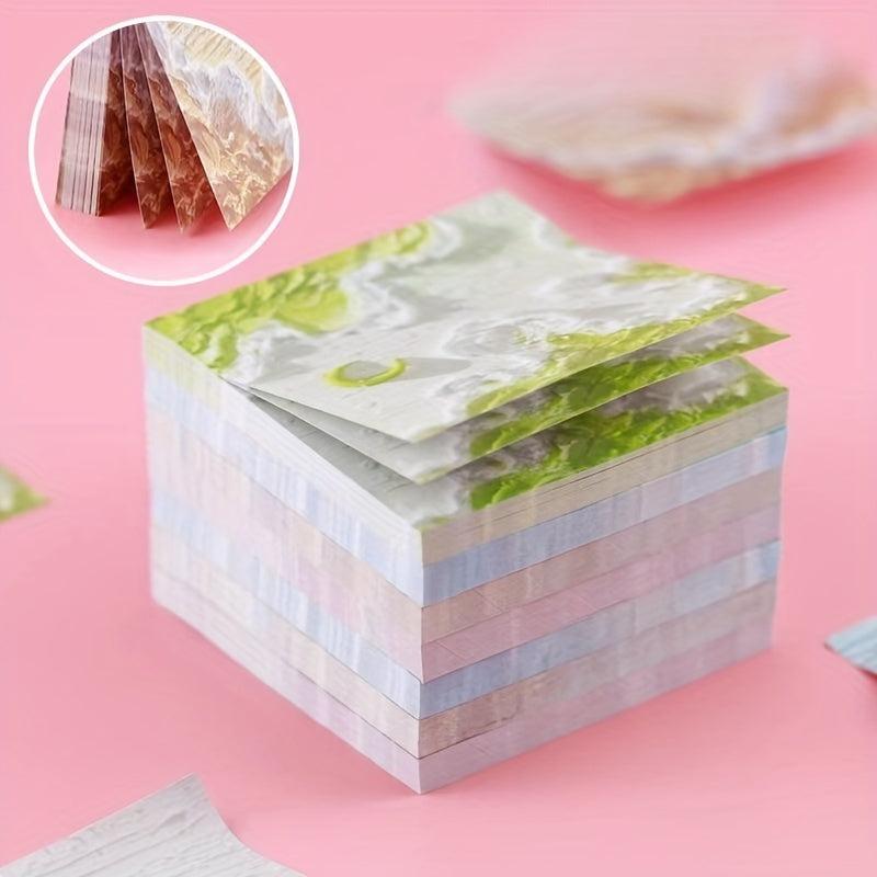 Small Fresh Painting Sticky Note Tearable Sticker Message Note
