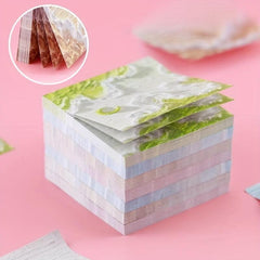 Small Fresh Painting Sticky Note Tearable Sticker Message Note