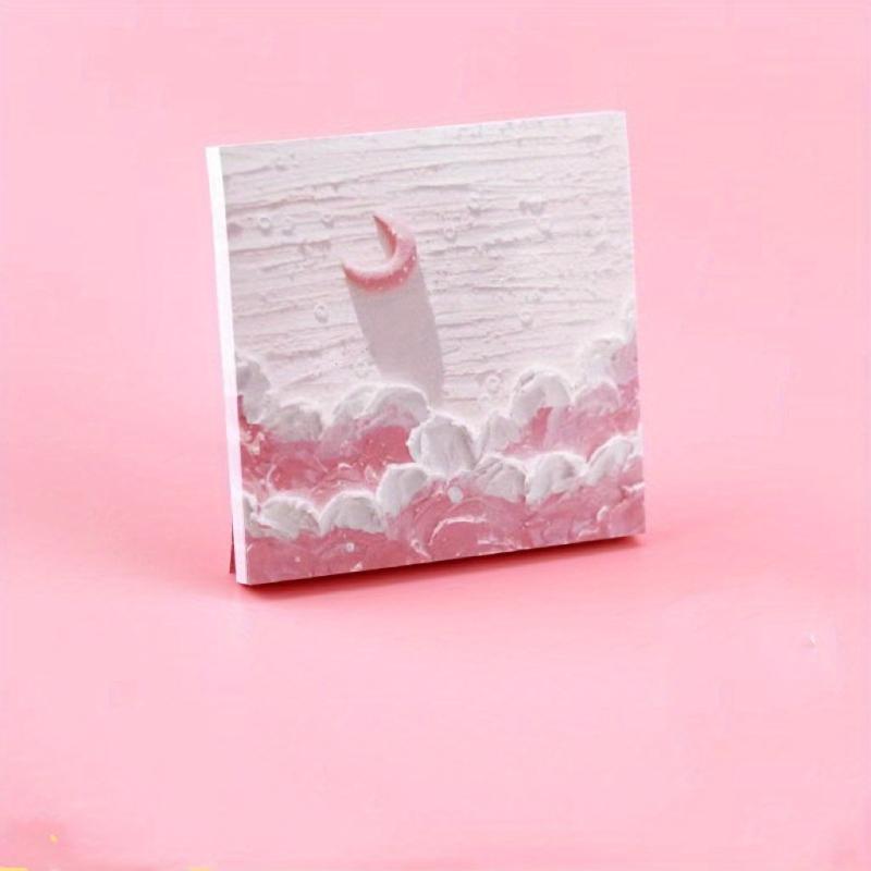 Small Fresh Painting Sticky Note Tearable Sticker Message Note