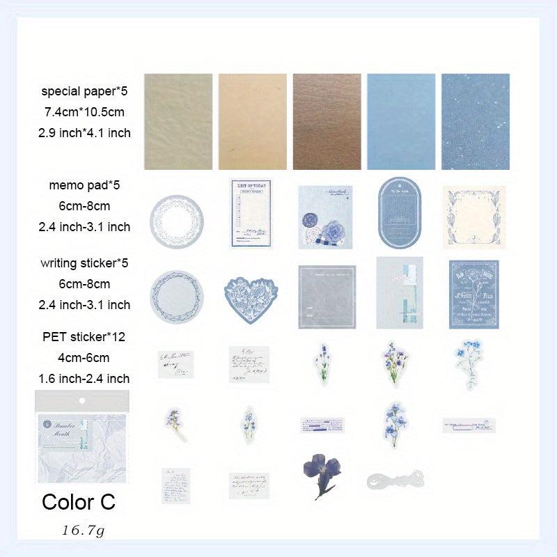 29pcs Vintage Scrapbook Supplies for Art Crafts Scrapbooking Journals