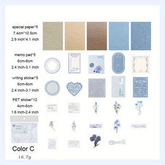 29pcs Vintage Scrapbook Supplies for Art Crafts Scrapbooking Journals