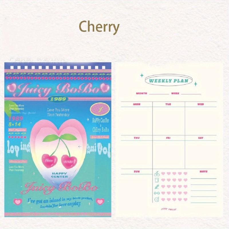 Fruit A5 Daily Weekly Notebook Planner Agenda Stationery
