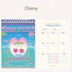 Fruit A5 Daily Weekly Notebook Planner Agenda Stationery
