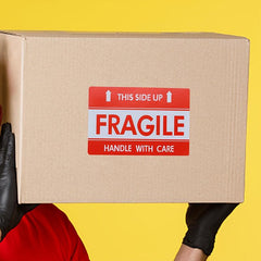 Fragile Handle With Care Label Roll 51x76mm 40mm Core
