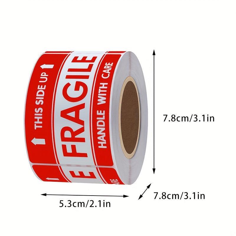 Fragile Handle With Care Label Roll 51x76mm 40mm Core