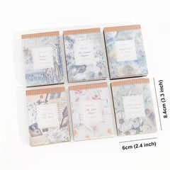 100 Sheets Vintage Scrapbook Paper for Journaling