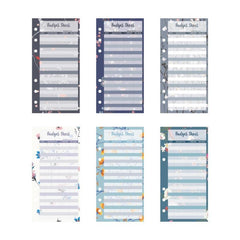 12pcs A6 Spending Tracker Budget Sheets