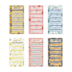 12pcs A6 Spending Tracker Budget Sheets