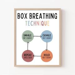 Mindfulness Breathing Technique Poster