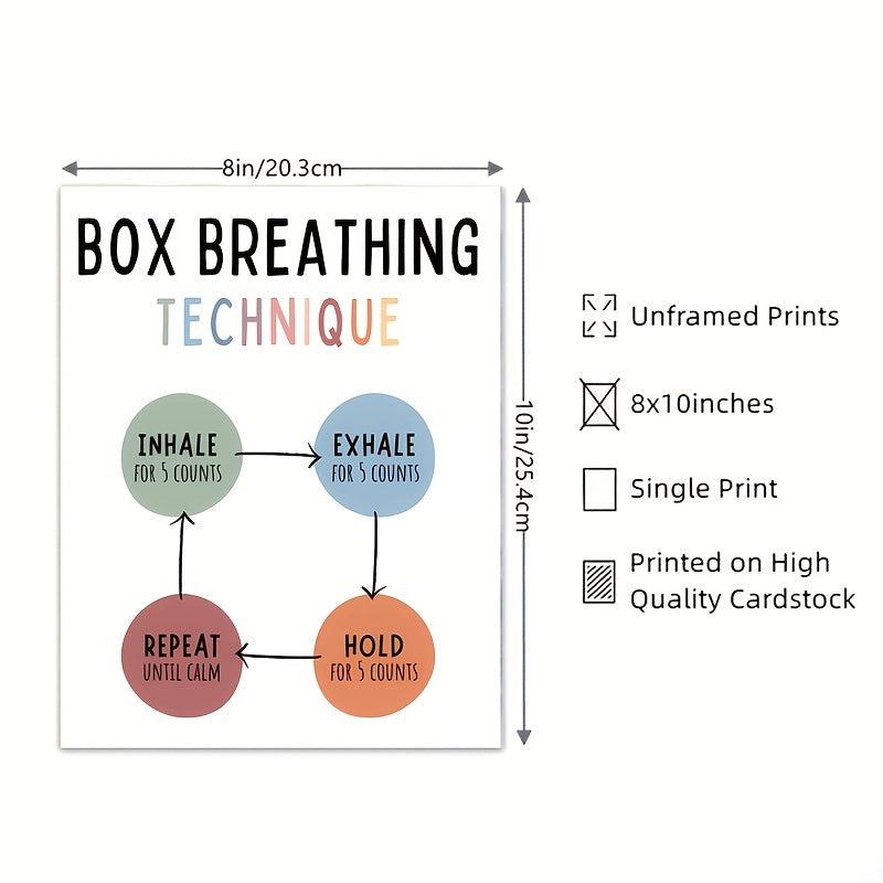 Mindfulness Breathing Technique Poster