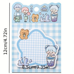 30 Sheets Hand Account Sticky Notes Fresh Message Sticker Memo Sticker