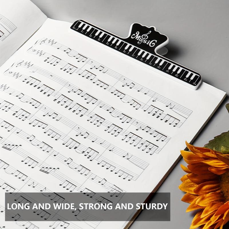 4pcs Piano Music Clip Bookmark Stand Plastic Sheet Music Stand