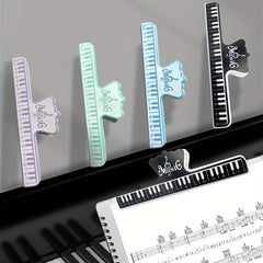 4pcs Piano Music Clip Bookmark Stand Plastic Sheet Music Stand