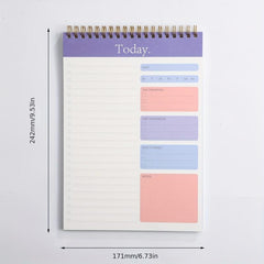 Simplified Portable Daily Calendar with English Versions