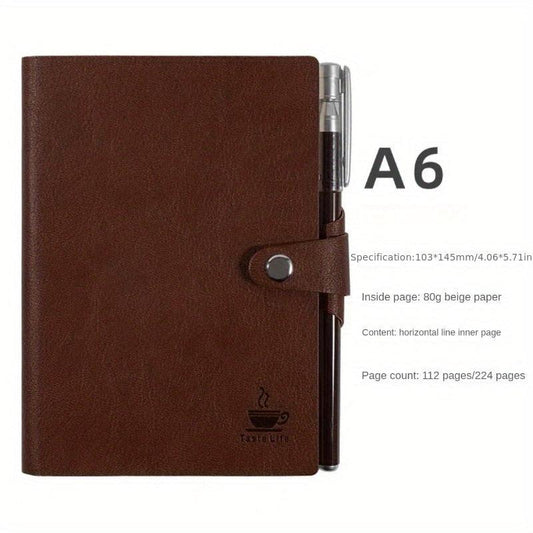 Soft Leather Portable Notebook Stationery Notebook Business Small Fresh