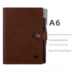 Soft Leather Portable Notebook Stationery Notebook Business Small Fresh