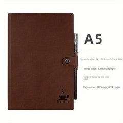 Soft Leather Portable Notebook Stationery Notebook Business Small Fresh