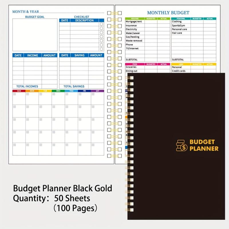Budget Planner Monthly Bill Organizer Hardcover Budget Book