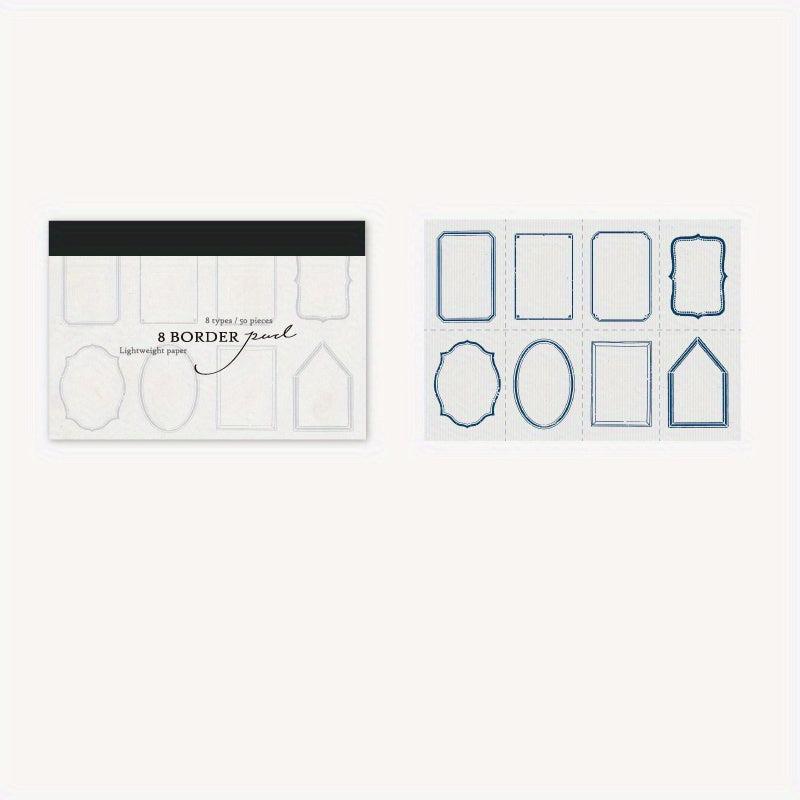Japanese Light Retro Contracted Hands DIY Message Paper Pad x 6