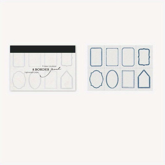 Japanese Light Retro Contracted Hands DIY Message Paper Pad x 6