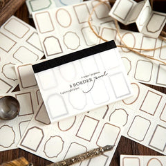 Japanese Light Retro Contracted Hands DIY Message Paper Pad x 6