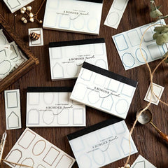 Japanese Light Retro Contracted Hands DIY Message Paper Pad x 6