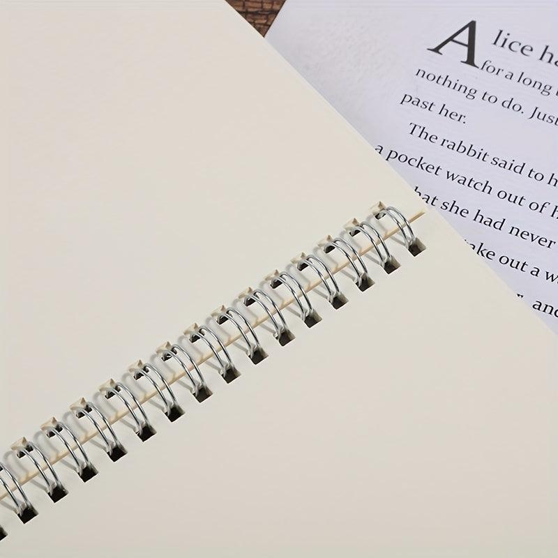 100 Pages Spiral Coil Notebook Sketch Pad Memo Notepad