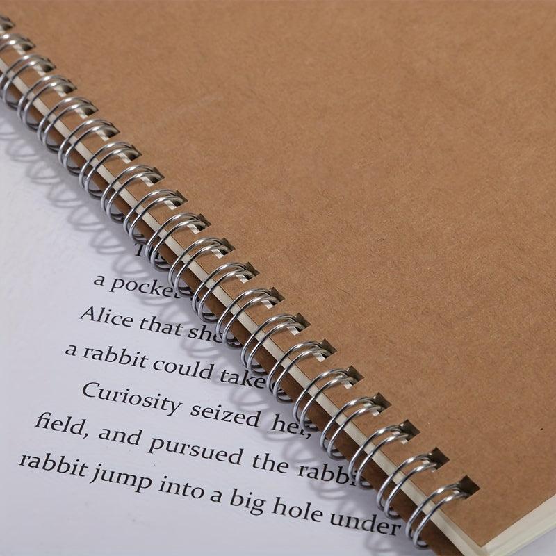 100 Pages Spiral Coil Notebook Sketch Pad Memo Notepad