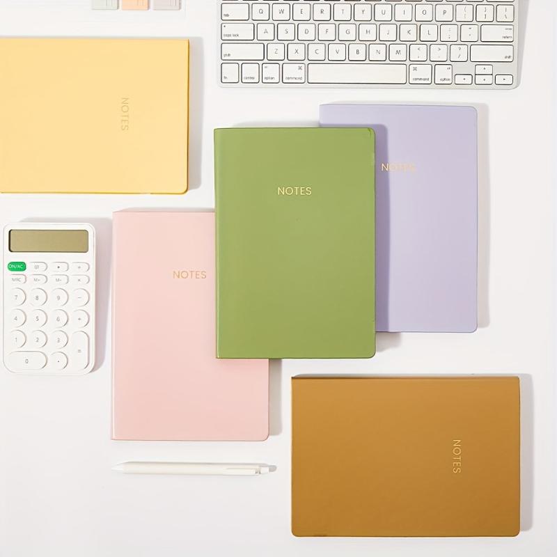 A6 Soft Surface Business Portable Thickened Notebook 160 Pages 5 Colors