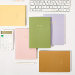 A6 Soft Surface Business Portable Thickened Notebook 160 Pages 5 Colors
