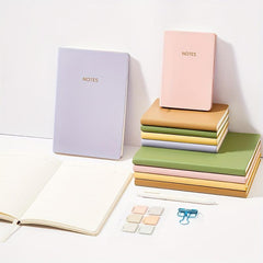 A6 Soft Surface Business Portable Thickened Notebook 160 Pages 5 Colors