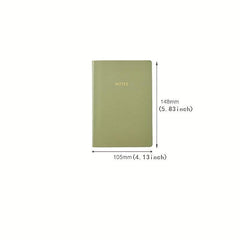 A6 Soft Surface Business Portable Thickened Notebook 160 Pages 5 Colors