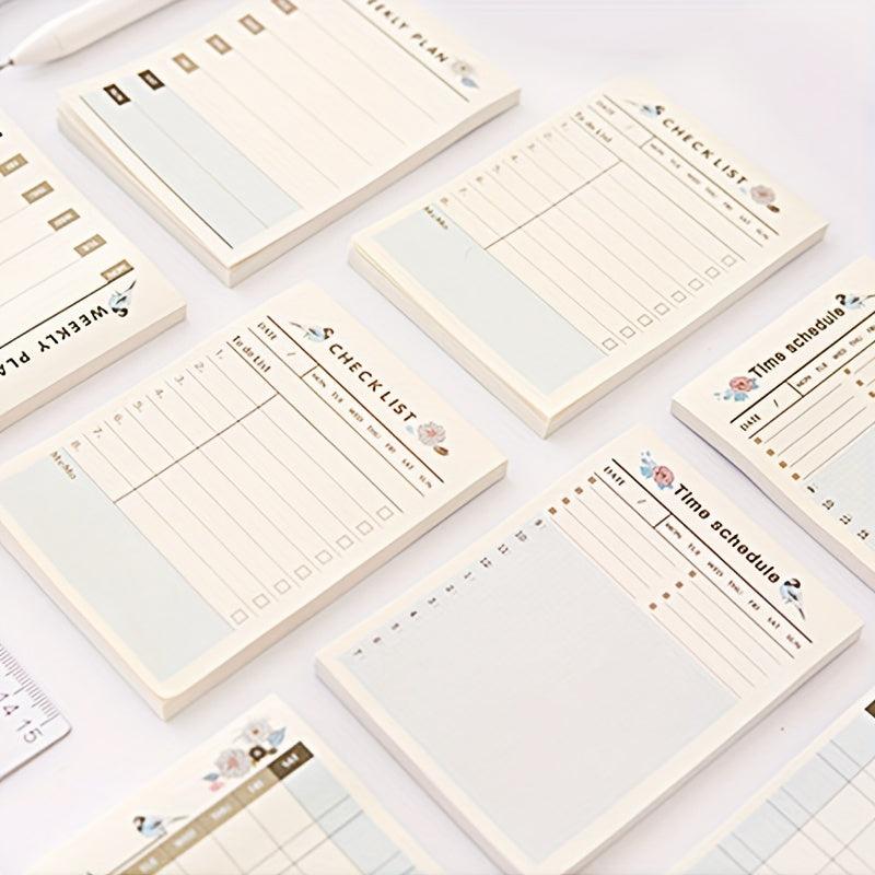 240pcs Sticky Notes Stationery Office Learning Supplies To Do List Notebook