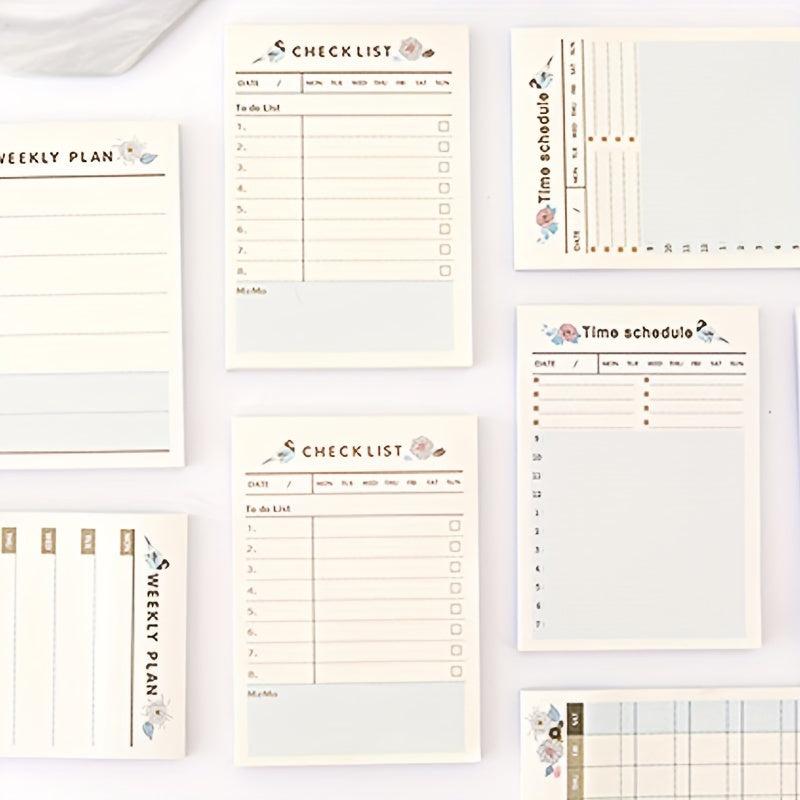 240pcs Sticky Notes Stationery Office Learning Supplies To Do List Notebook