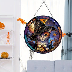 Halloween Front Door And Window Acrylic Decoration Set